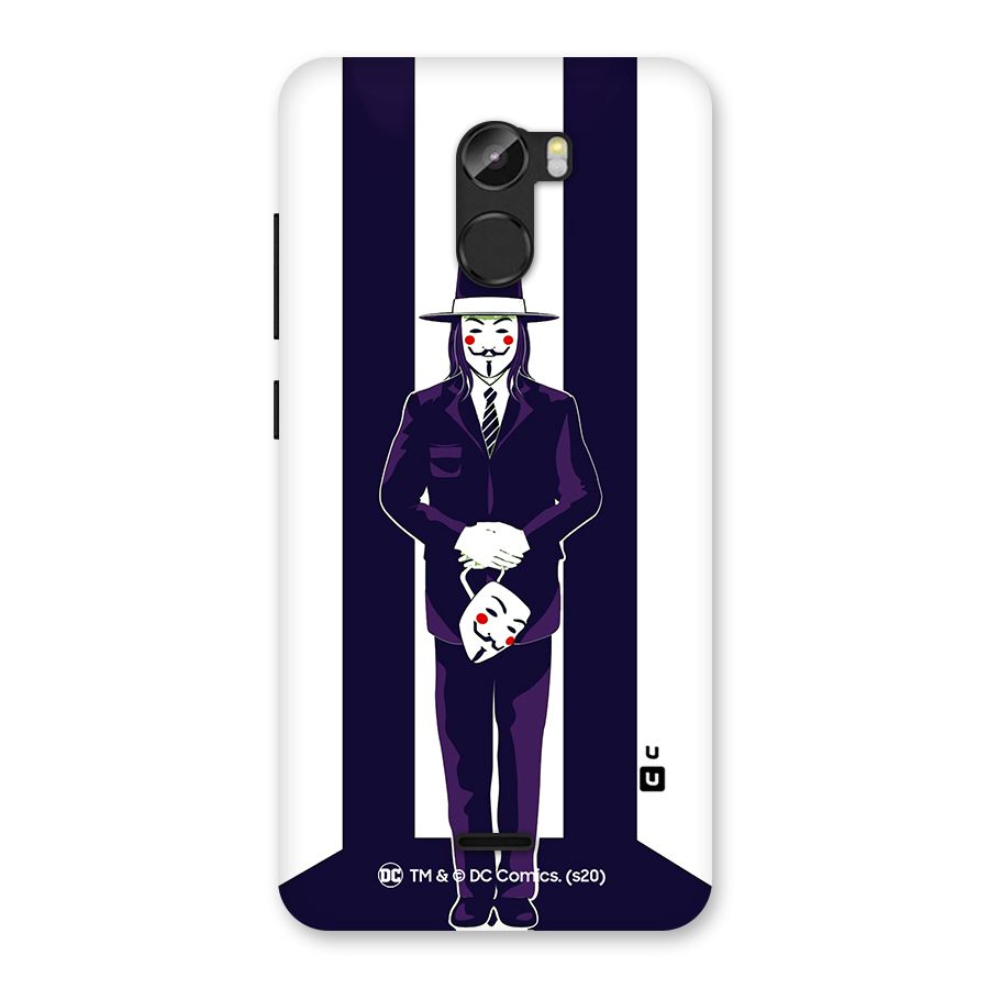 Vendetta Gentleman Holding Mask Illustration Back Case for Gionee X1
