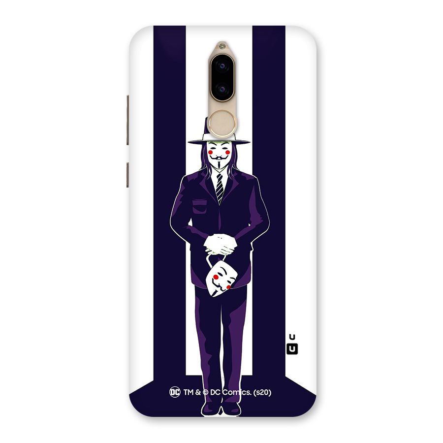 Vendetta Gentleman Holding Mask Illustration Back Case for Honor 9i