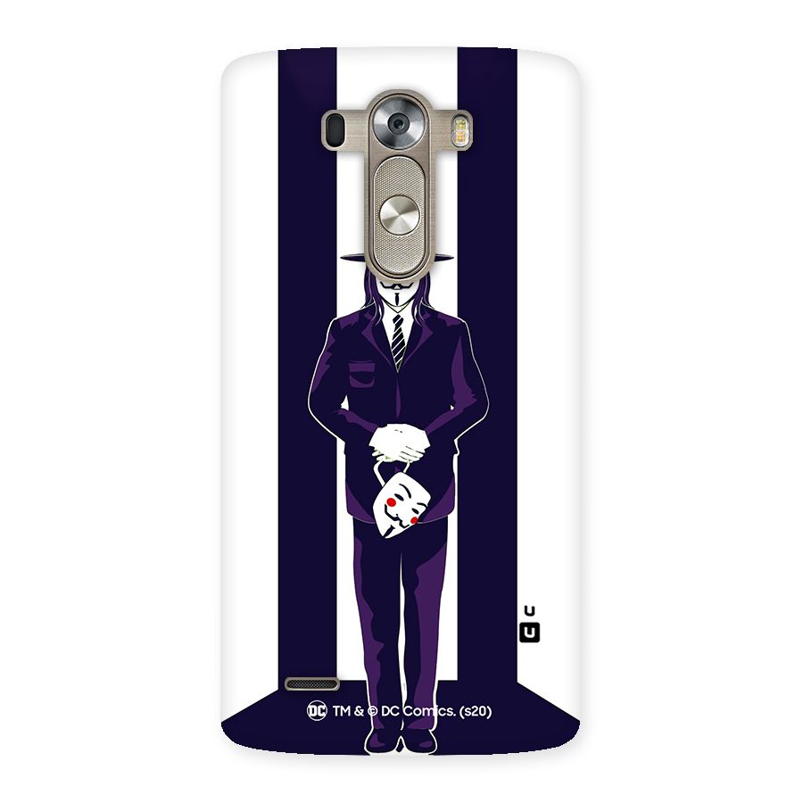 Vendetta Gentleman Holding Mask Illustration Back Case for LG G3