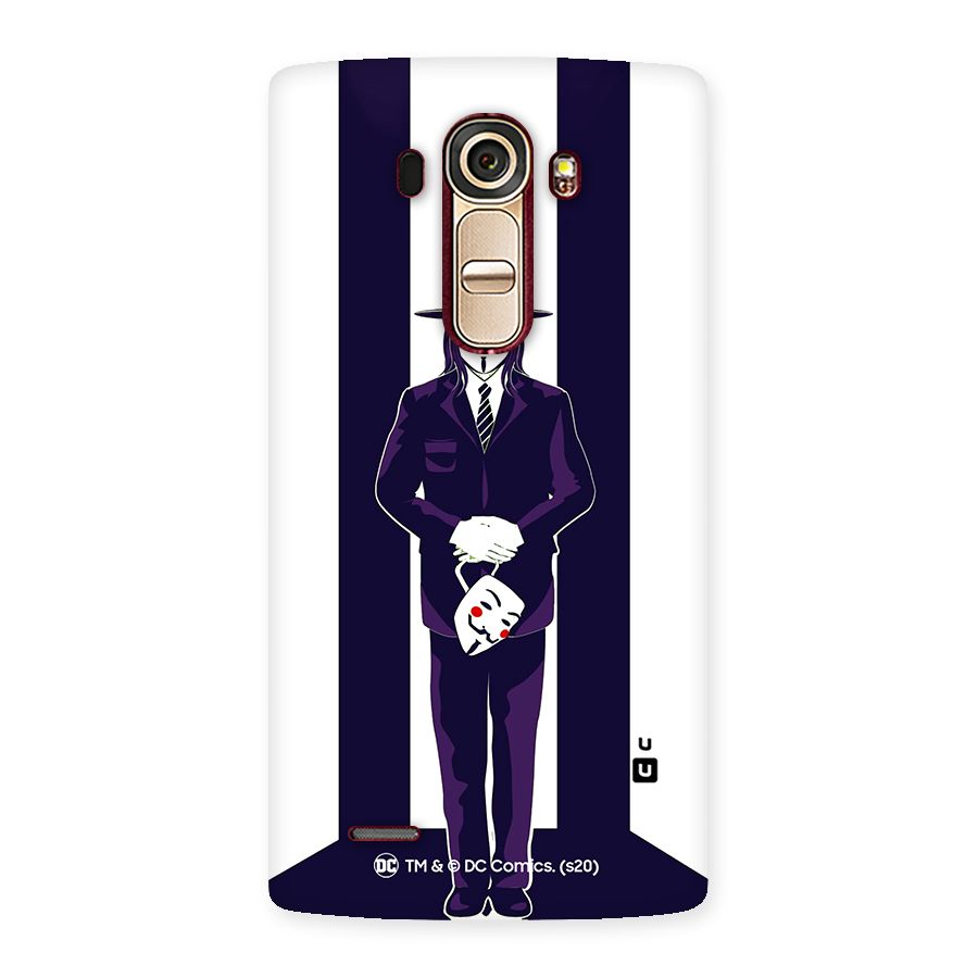Vendetta Gentleman Holding Mask Illustration Back Case for LG G4