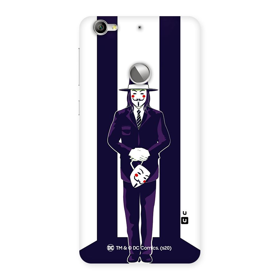 Vendetta Gentleman Holding Mask Illustration Back Case for LeTV Le 1s