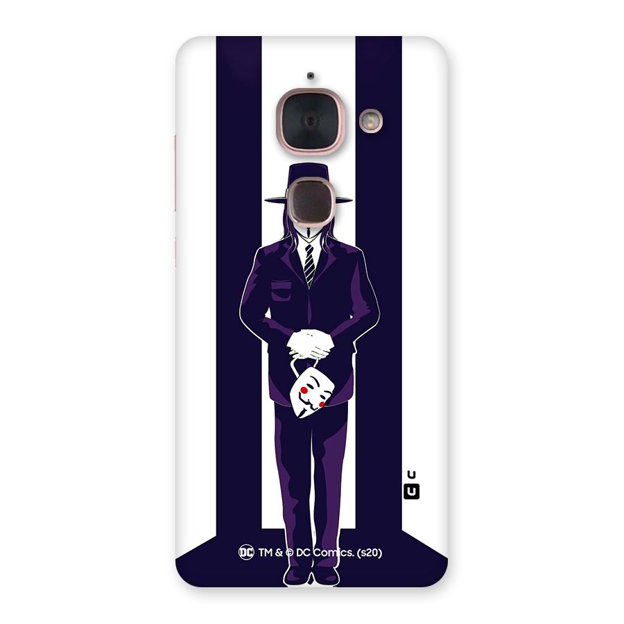 Vendetta Gentleman Holding Mask Illustration Back Case for Le Max 2