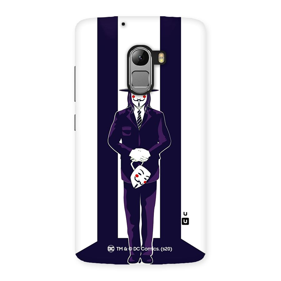 Vendetta Gentleman Holding Mask Illustration Back Case for Lenovo K4 Note