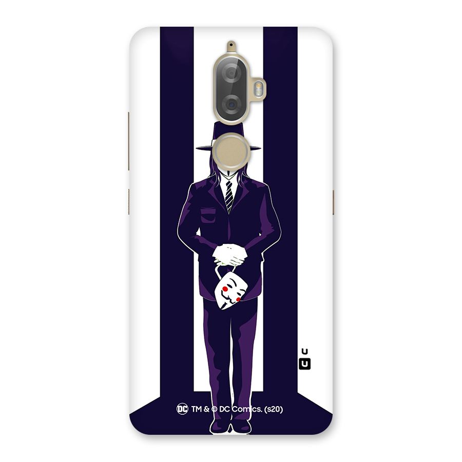 Vendetta Gentleman Holding Mask Illustration Back Case for Lenovo K8 Plus
