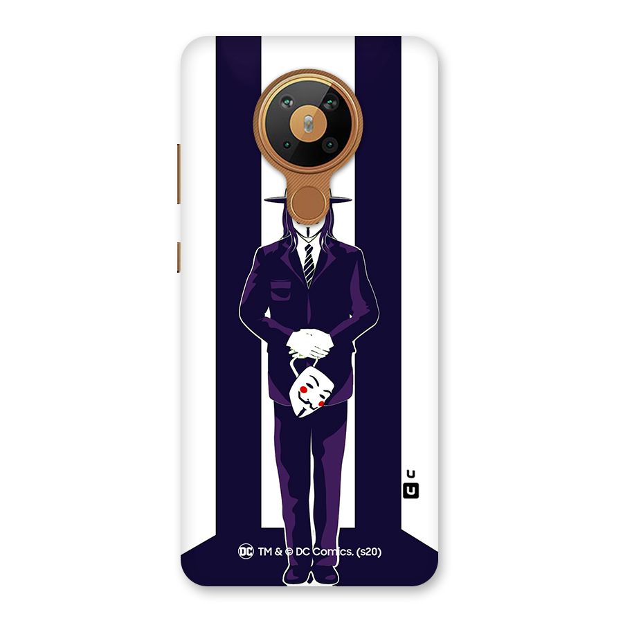 Vendetta Gentleman Holding Mask Illustration Back Case for Nokia 5.3