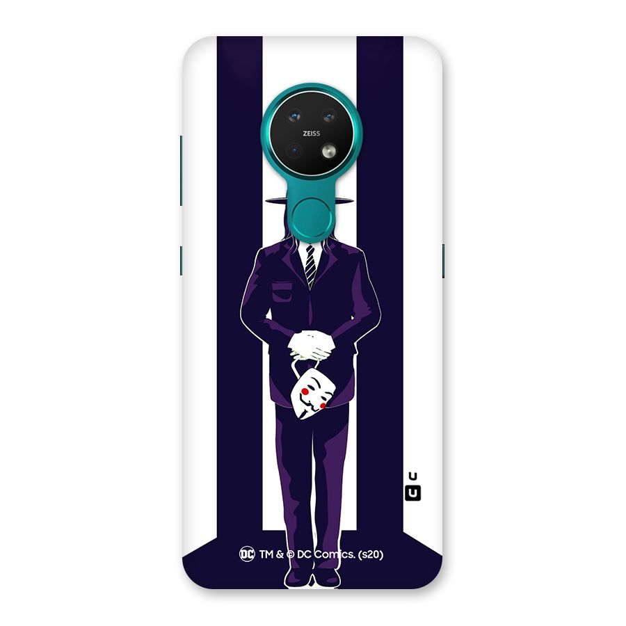 Vendetta Gentleman Holding Mask Illustration Back Case for Nokia 7.2