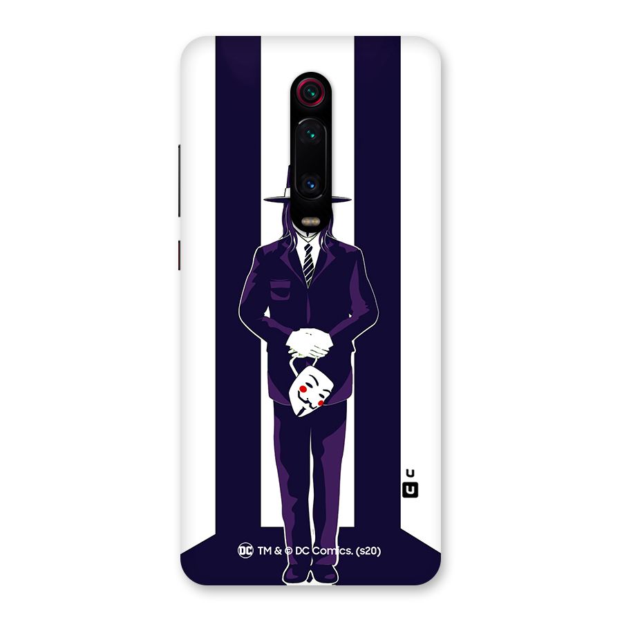 Vendetta Gentleman Holding Mask Illustration Back Case for Redmi K20 Pro