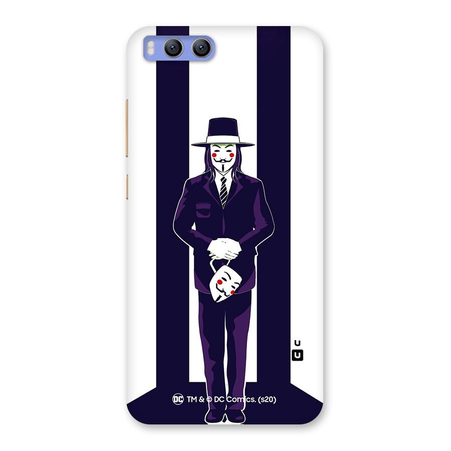 Vendetta Gentleman Holding Mask Illustration Back Case for Xiaomi Mi 6