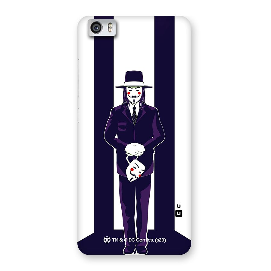 Vendetta Gentleman Holding Mask Illustration Back Case for Xiaomi Redmi Mi5