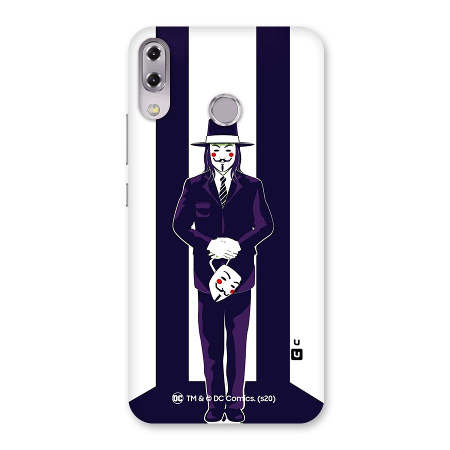 Vendetta Gentleman Holding Mask Illustration Back Case for Zenfone 5Z