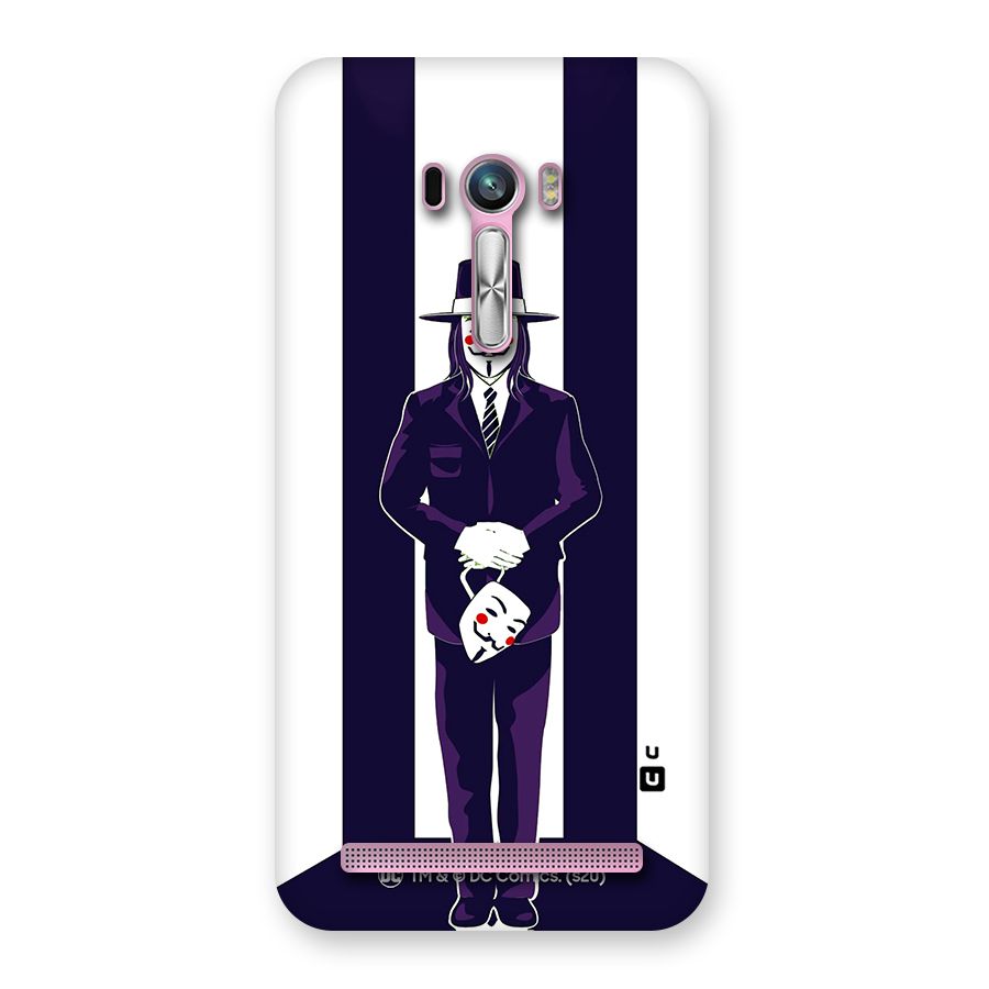 Vendetta Gentleman Holding Mask Illustration Back Case for Zenfone Selfie
