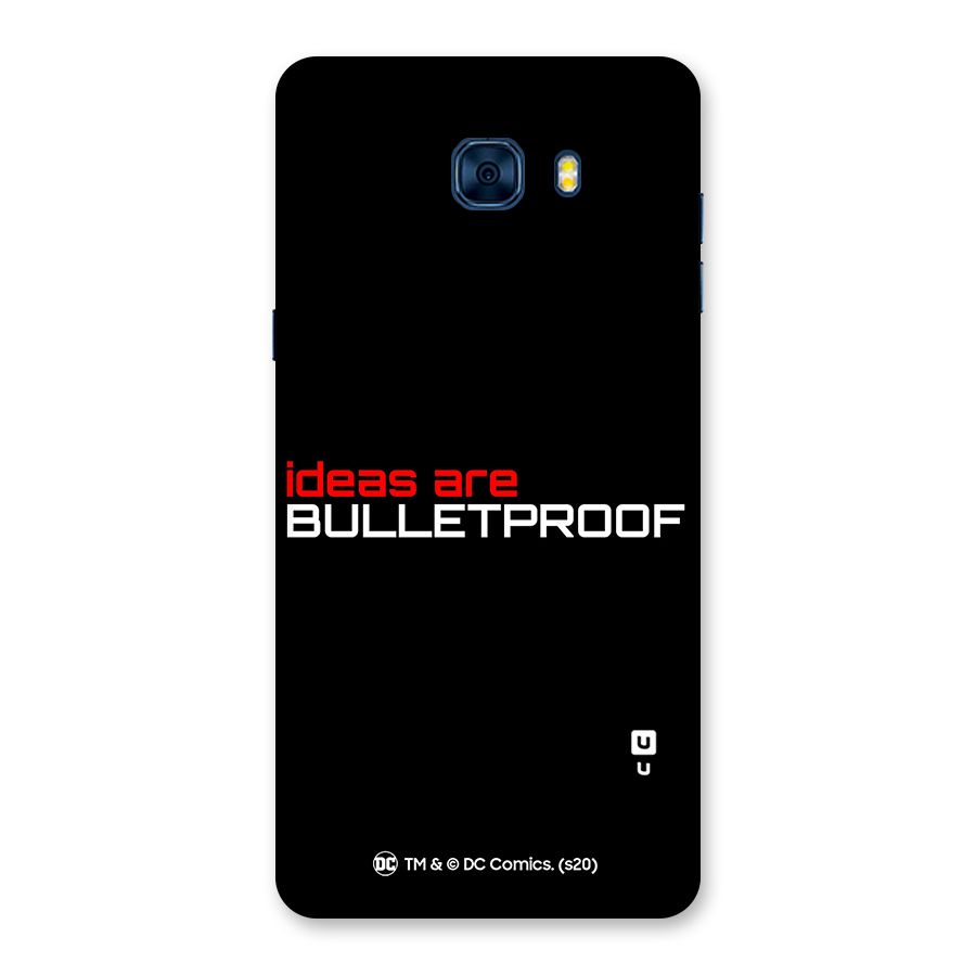 Vendetta Ideas are Bulletproof Back Case for Galaxy C7 Pro