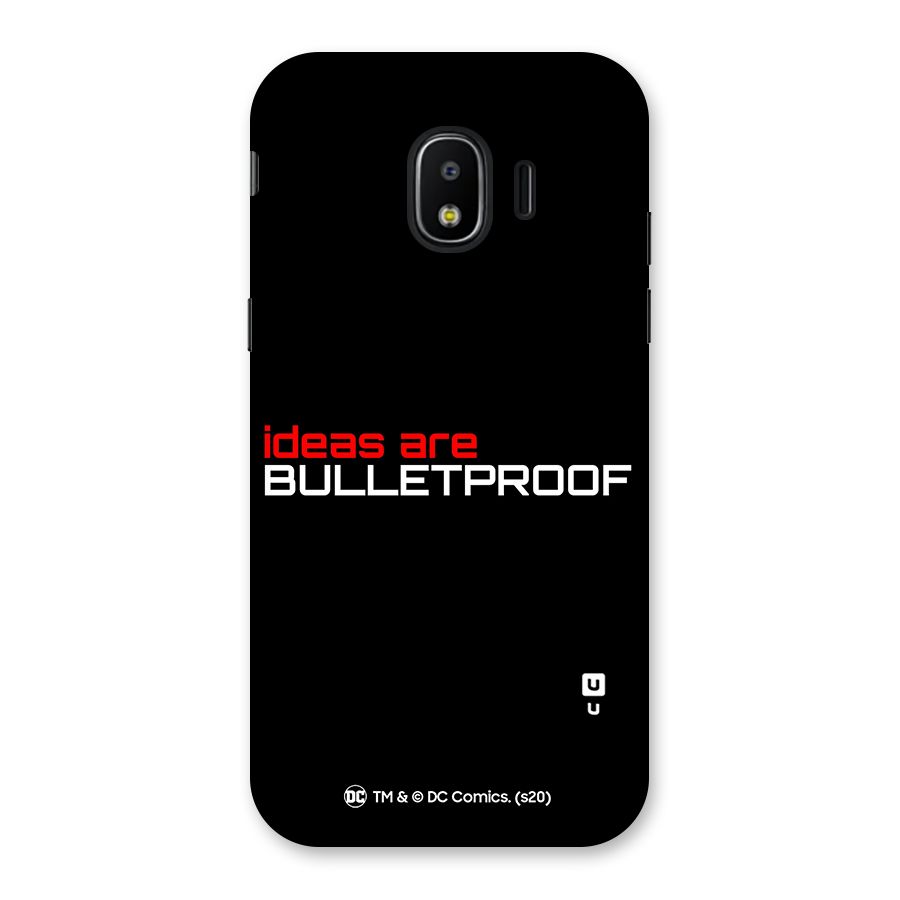 Vendetta Ideas are Bulletproof Back Case for Galaxy J2 Pro 2018