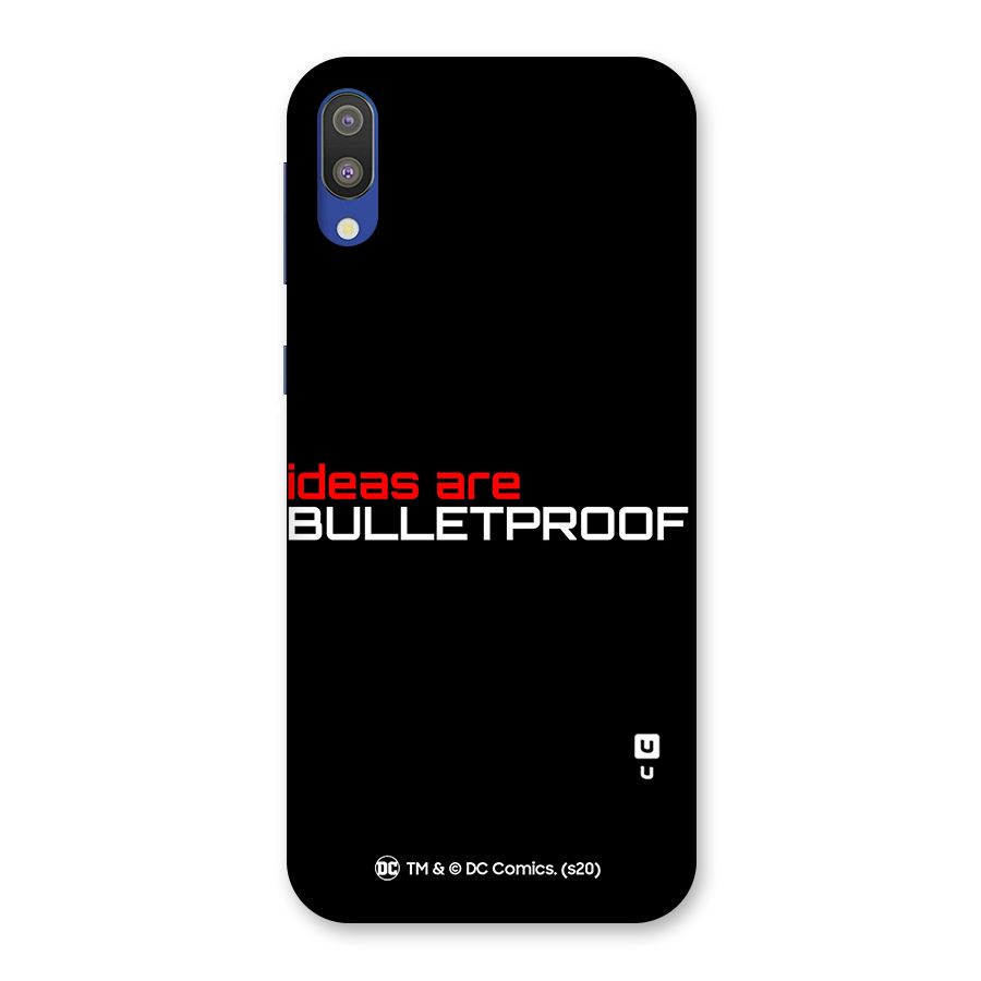 Vendetta Ideas are Bulletproof Back Case for Galaxy M10
