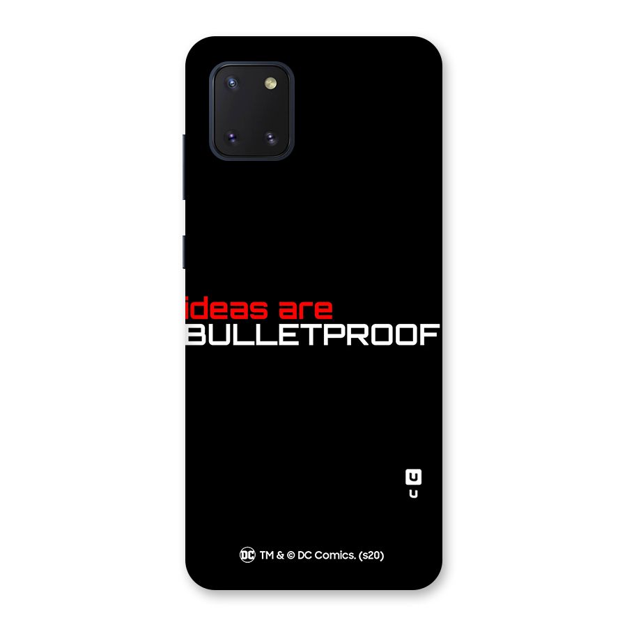 Vendetta Ideas are Bulletproof Back Case for Galaxy Note 10 Lite