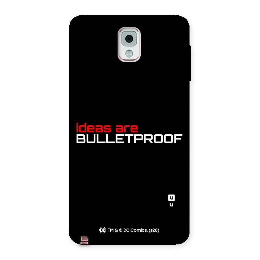 Vendetta Ideas are Bulletproof Back Case for Galaxy Note 3
