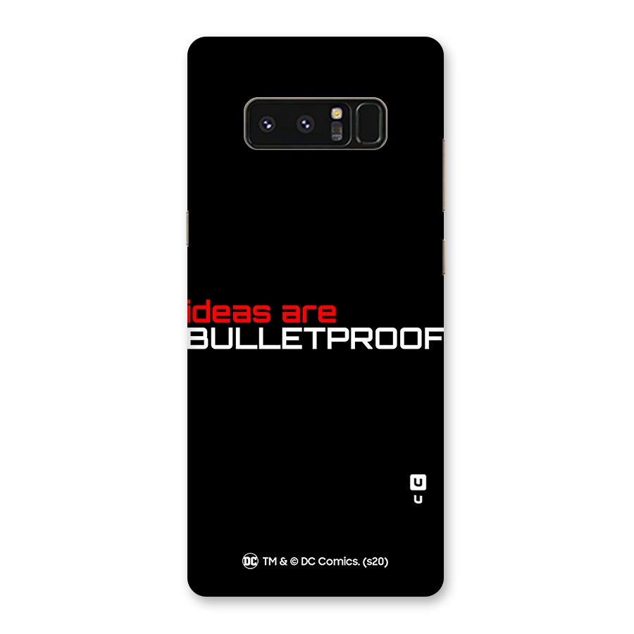 Vendetta Ideas are Bulletproof Back Case for Galaxy Note 8