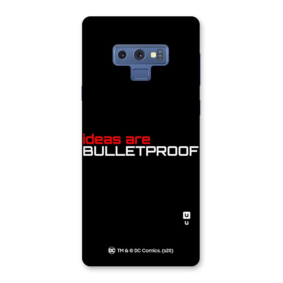 Vendetta Ideas are Bulletproof Back Case for Galaxy Note 9