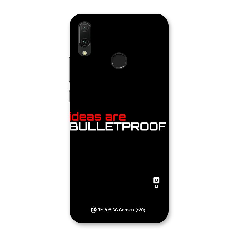Vendetta Ideas are Bulletproof Back Case for Huawei Y9 (2019)