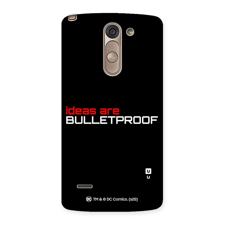 Vendetta Ideas are Bulletproof Back Case for LG G3 Stylus