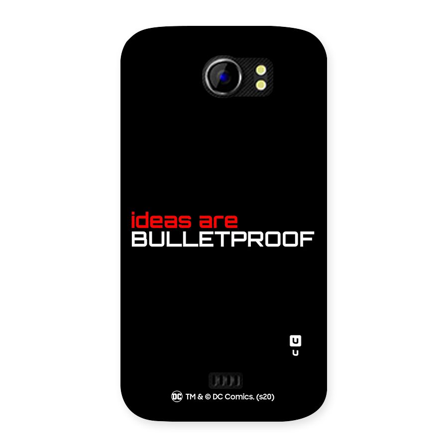 Vendetta Ideas are Bulletproof Back Case for Micromax Canvas 2 A110