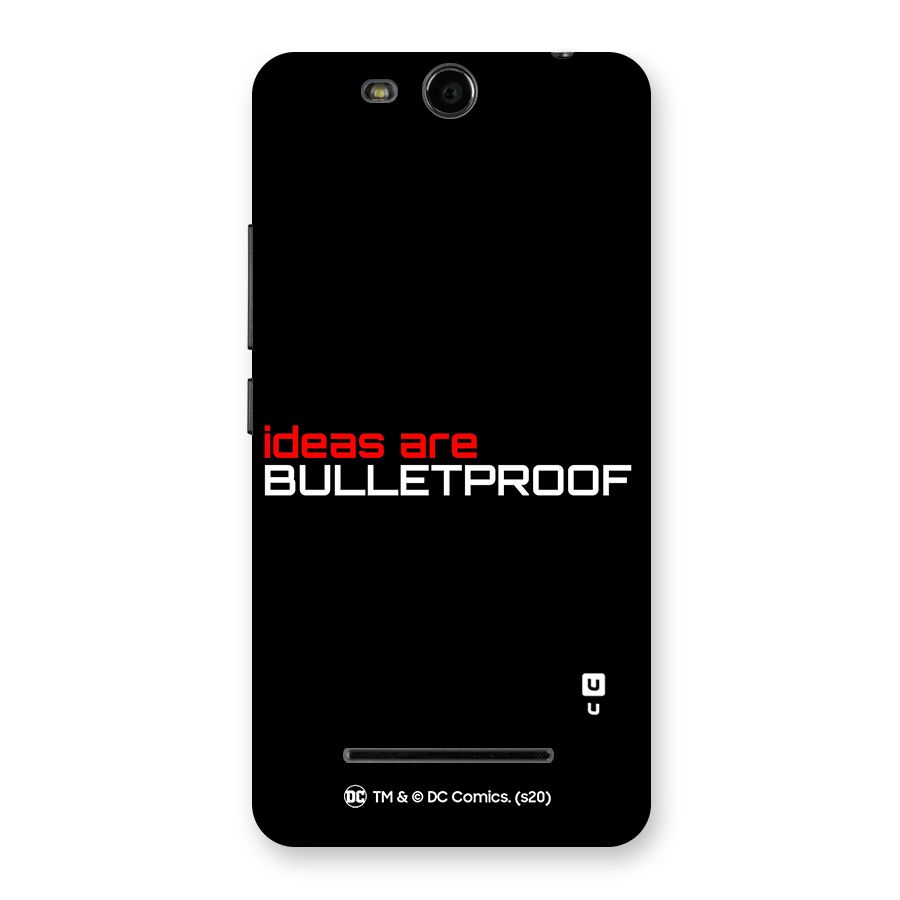 Vendetta Ideas are Bulletproof Back Case for Micromax Canvas Juice 3 Q392