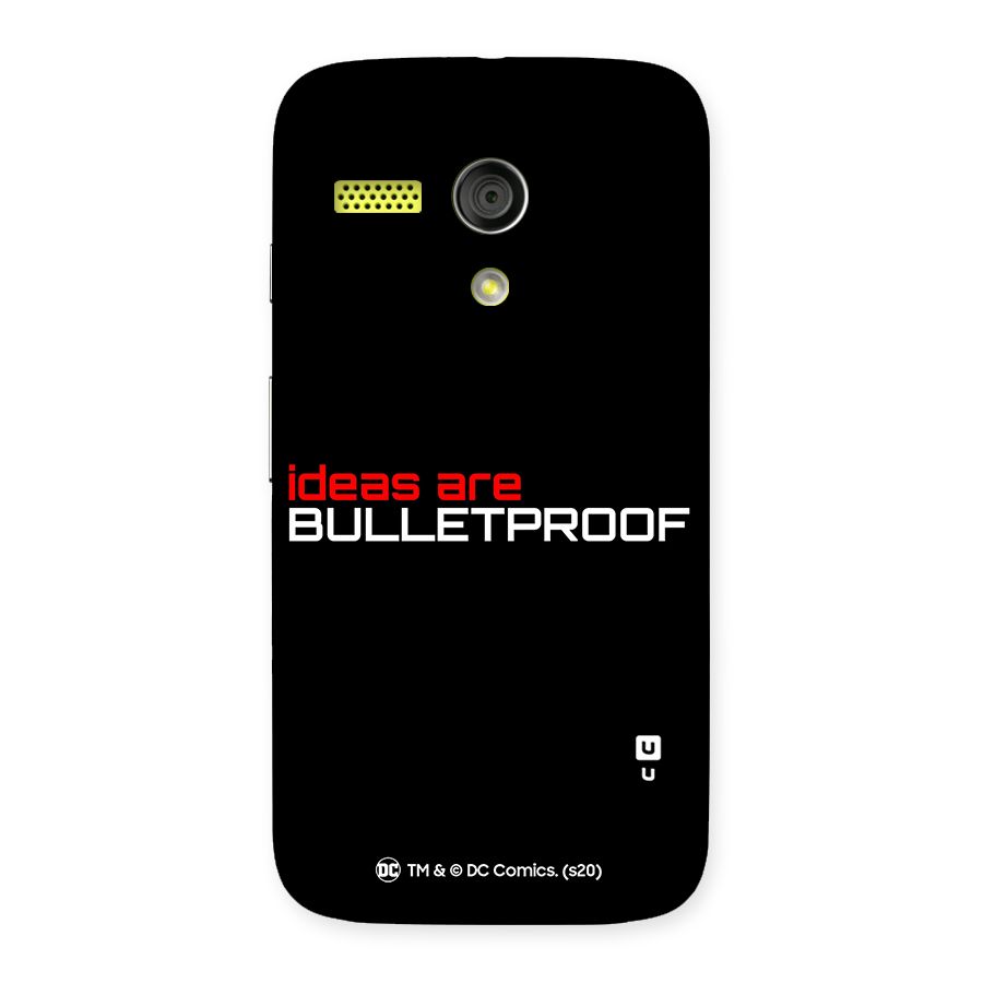 Vendetta Ideas are Bulletproof Back Case for Moto G