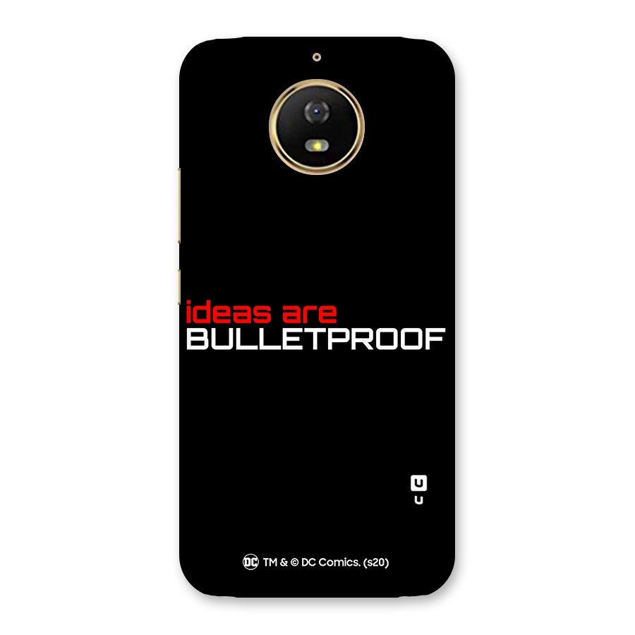 Vendetta Ideas are Bulletproof Back Case for Moto G5s