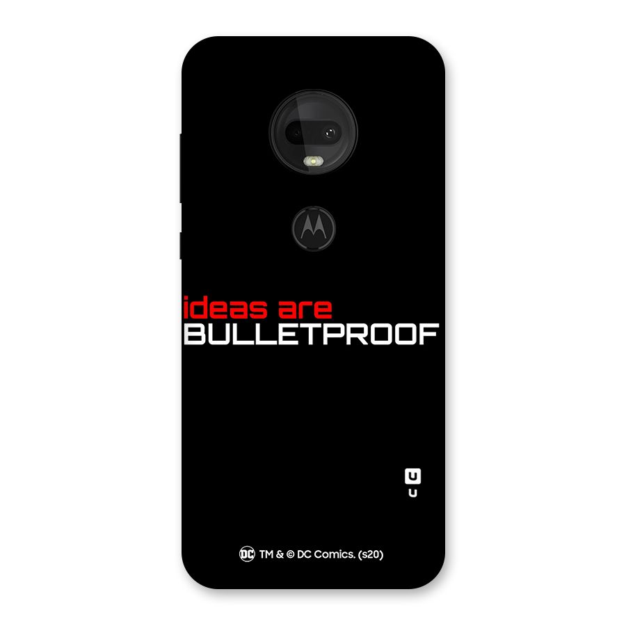 Vendetta Ideas are Bulletproof Back Case for Moto G7