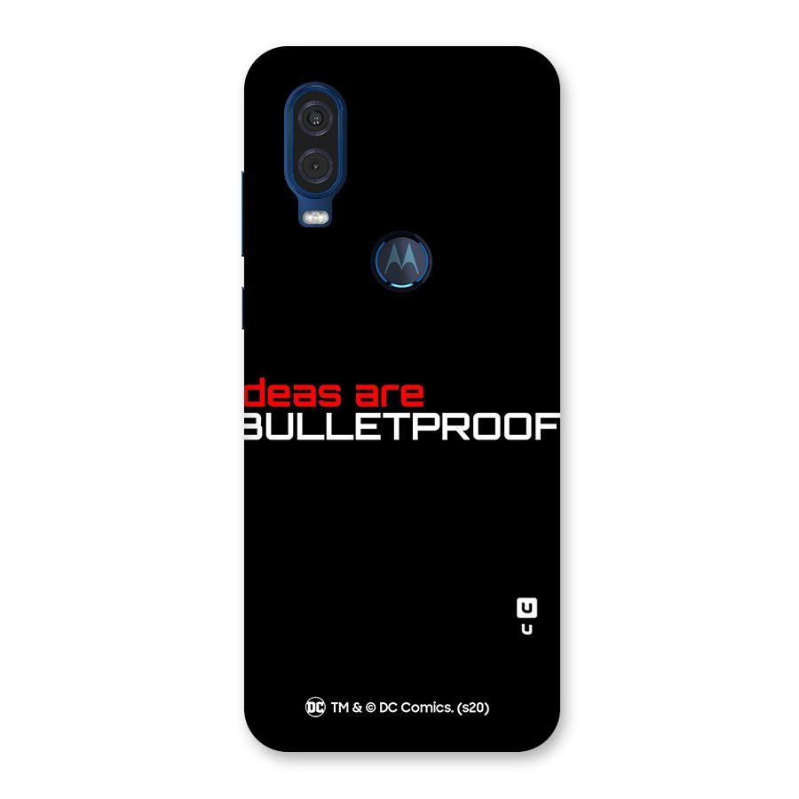 Vendetta Ideas are Bulletproof Back Case for Motorola One Vision