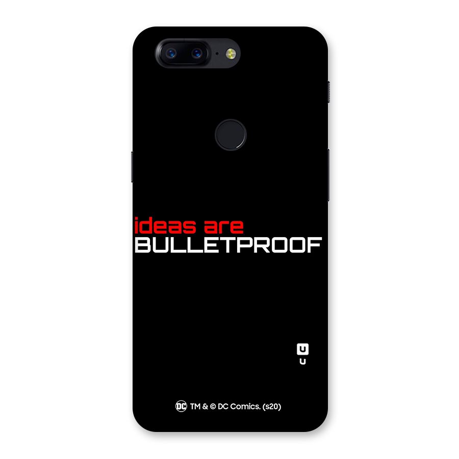 Vendetta Ideas are Bulletproof Back Case for OnePlus 5T