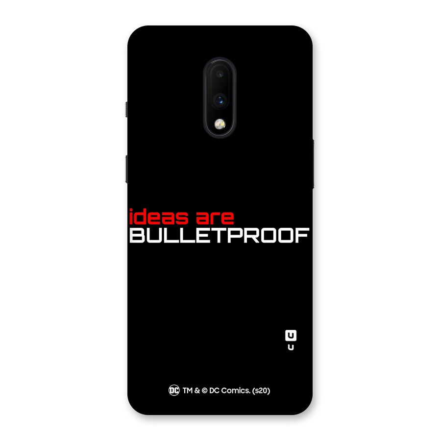 Vendetta Ideas are Bulletproof Back Case for OnePlus 7