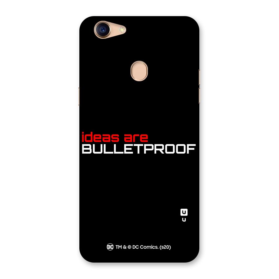 Vendetta Ideas are Bulletproof Back Case for Oppo F5 Youth