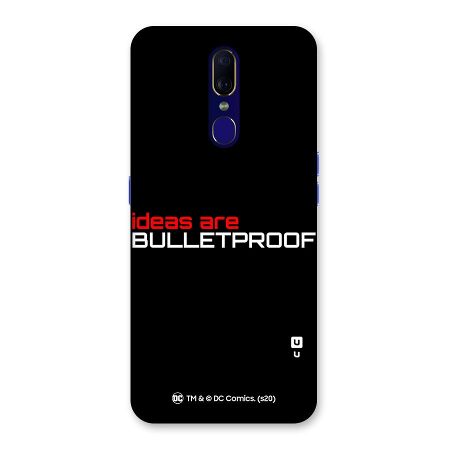 Vendetta Ideas are Bulletproof Back Case for Oppo A9