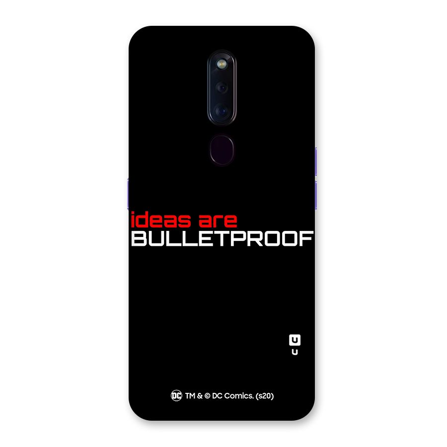 Vendetta Ideas are Bulletproof Back Case for Oppo F11 Pro