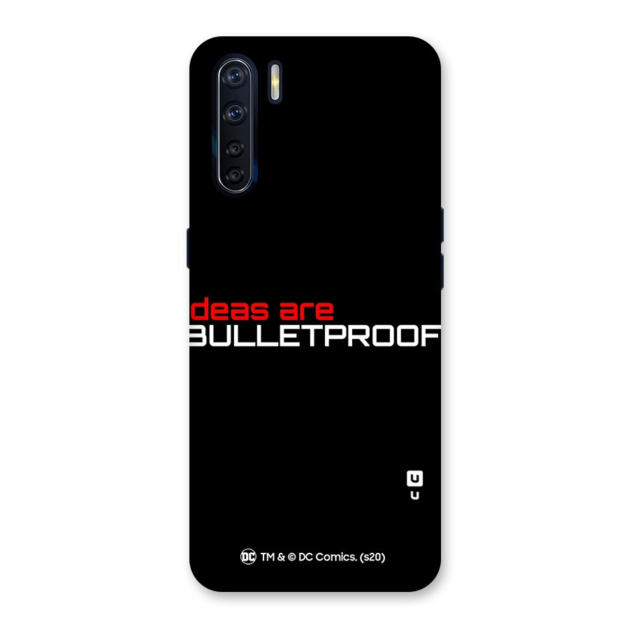 Vendetta Ideas are Bulletproof Back Case for Oppo F15