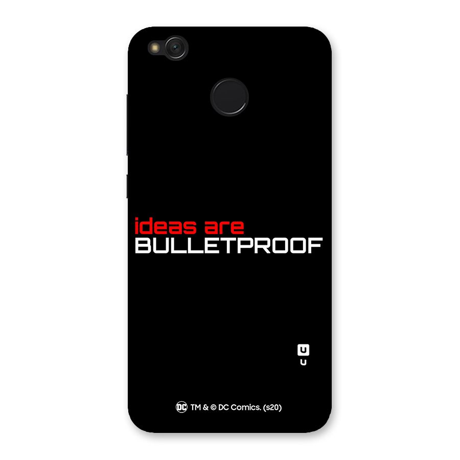 Vendetta Ideas are Bulletproof Back Case for Redmi 4