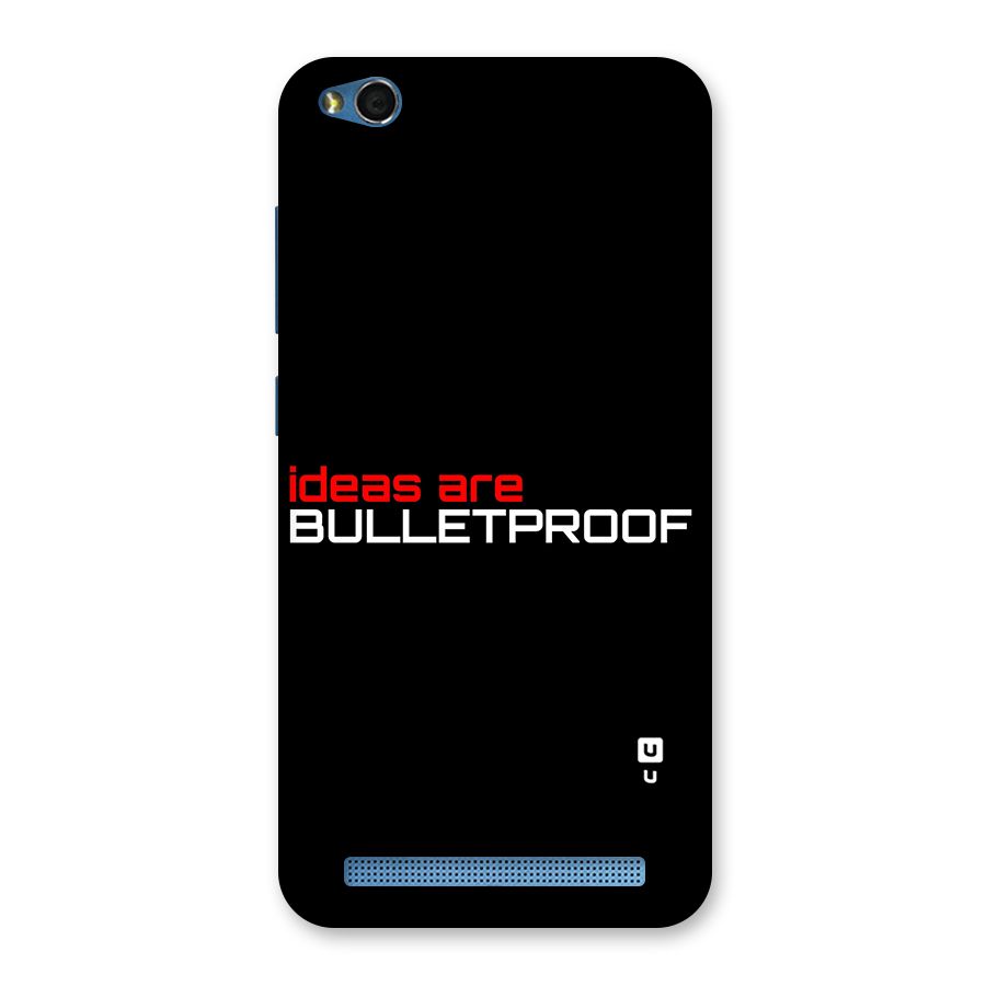 Vendetta Ideas are Bulletproof Back Case for Redmi 5A