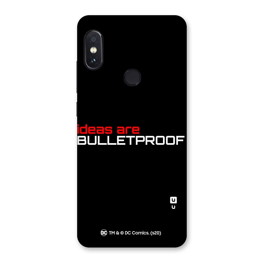 Vendetta Ideas are Bulletproof Back Case for Redmi Note 5 Pro