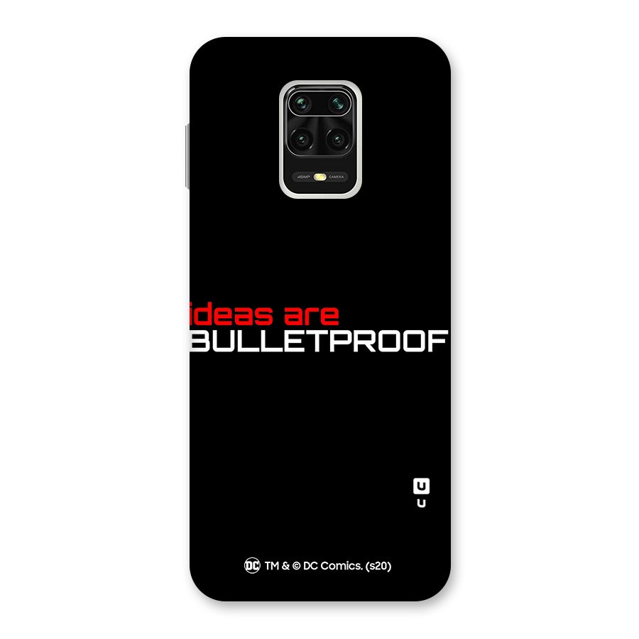 Vendetta Ideas are Bulletproof Back Case for Redmi Note 9 Pro