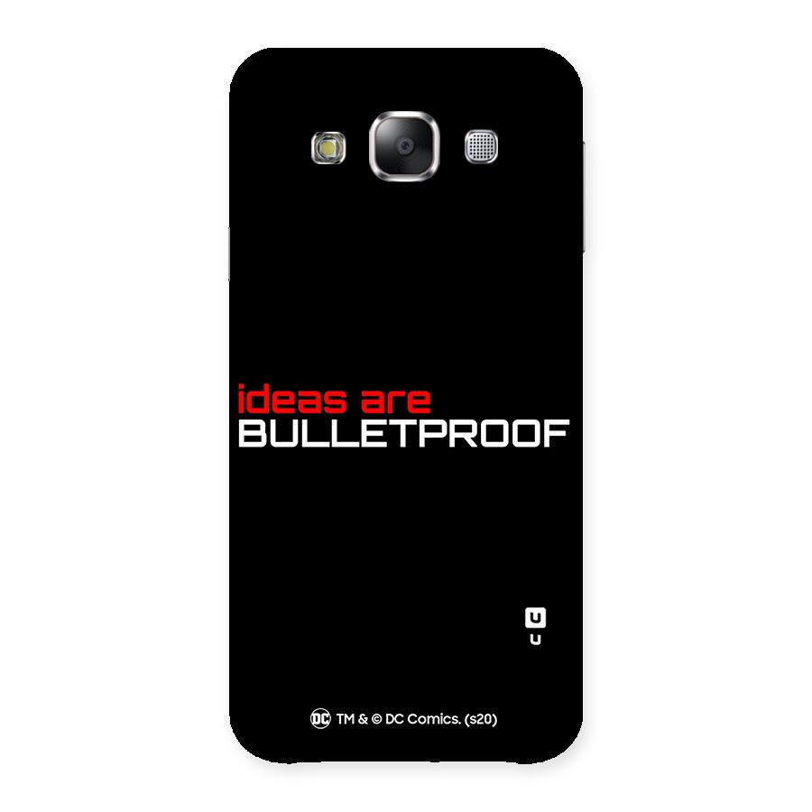 Vendetta Ideas are Bulletproof Back Case for Samsung Galaxy E5