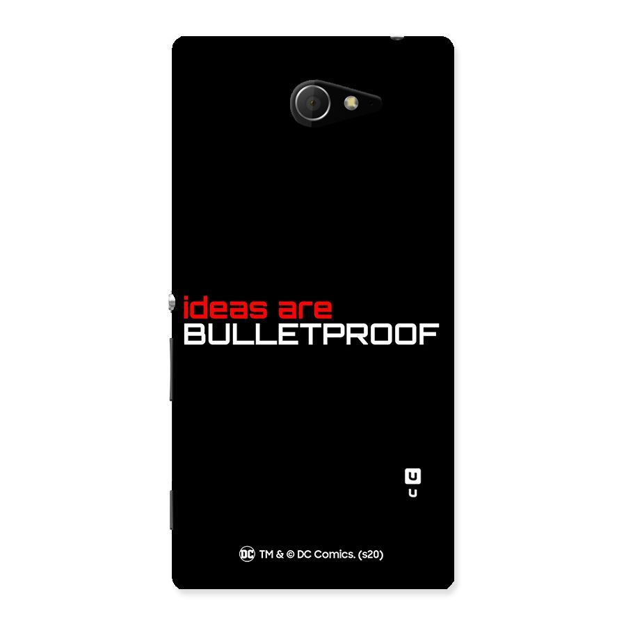 Vendetta Ideas are Bulletproof Back Case for Sony Xperia M2