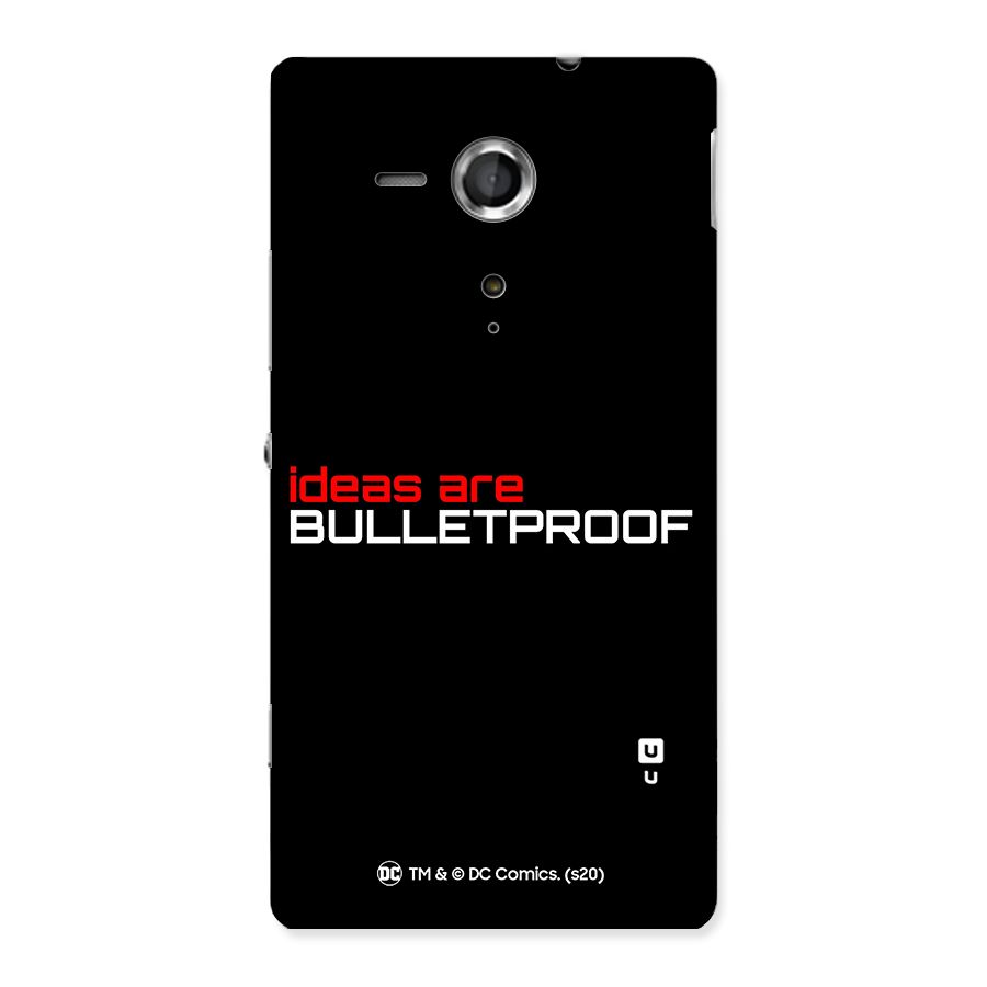 Vendetta Ideas are Bulletproof Back Case for Sony Xperia SP