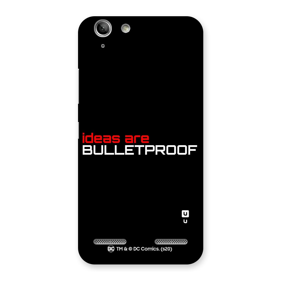 Vendetta Ideas are Bulletproof Back Case for Vibe K5 Plus