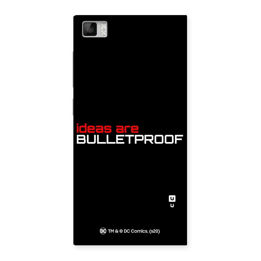 Vendetta Ideas are Bulletproof Back Case for Xiaomi Mi3