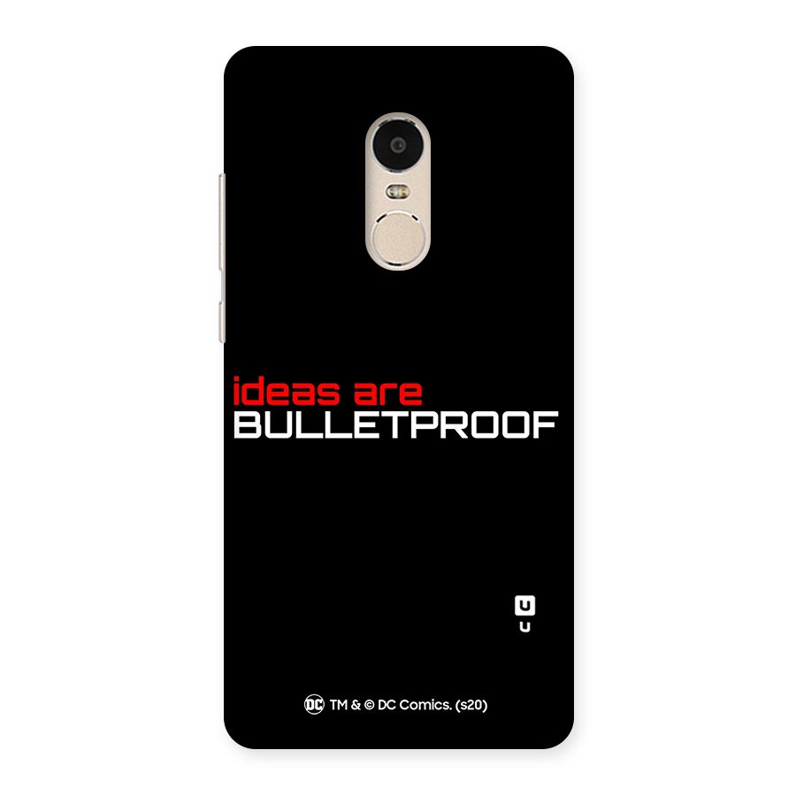 Vendetta Ideas are Bulletproof Back Case for Xiaomi Redmi Note 4