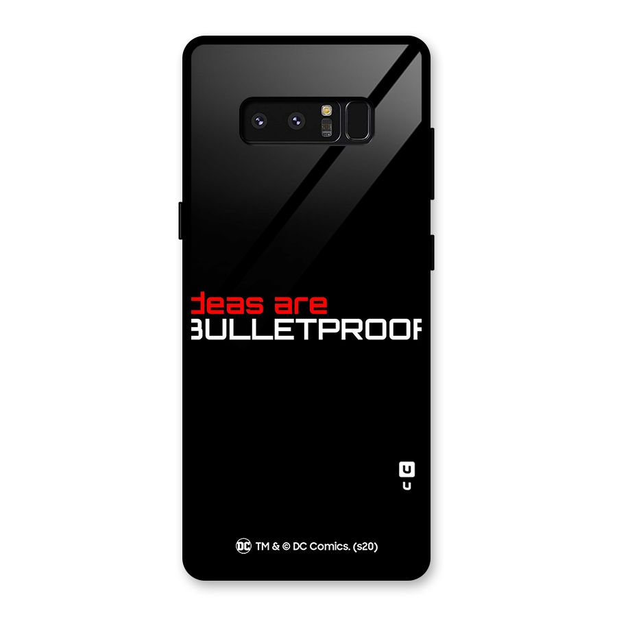 Vendetta Ideas are Bulletproof Glass Back Case for Galaxy Note 8