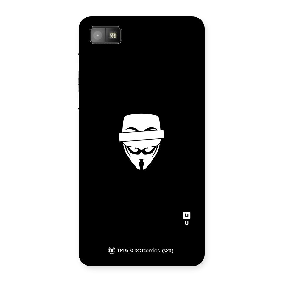 Vendetta Minimal Mask Back Case for Blackberry Z10