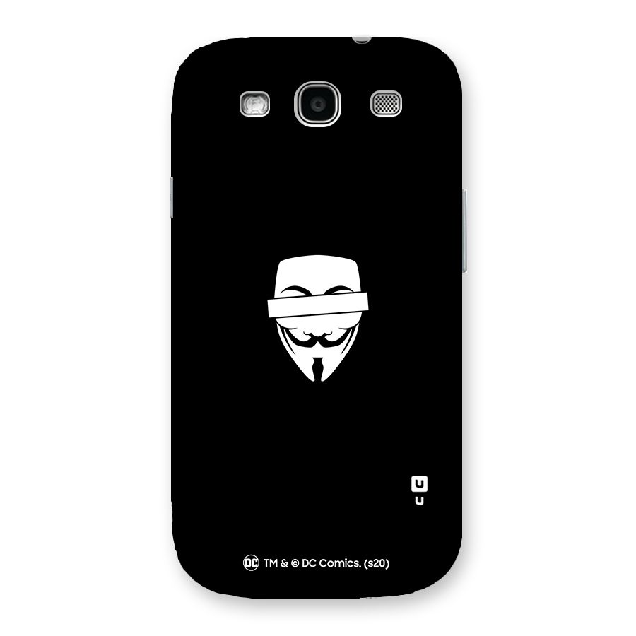 Vendetta Minimal Mask Back Case for Galaxy S3