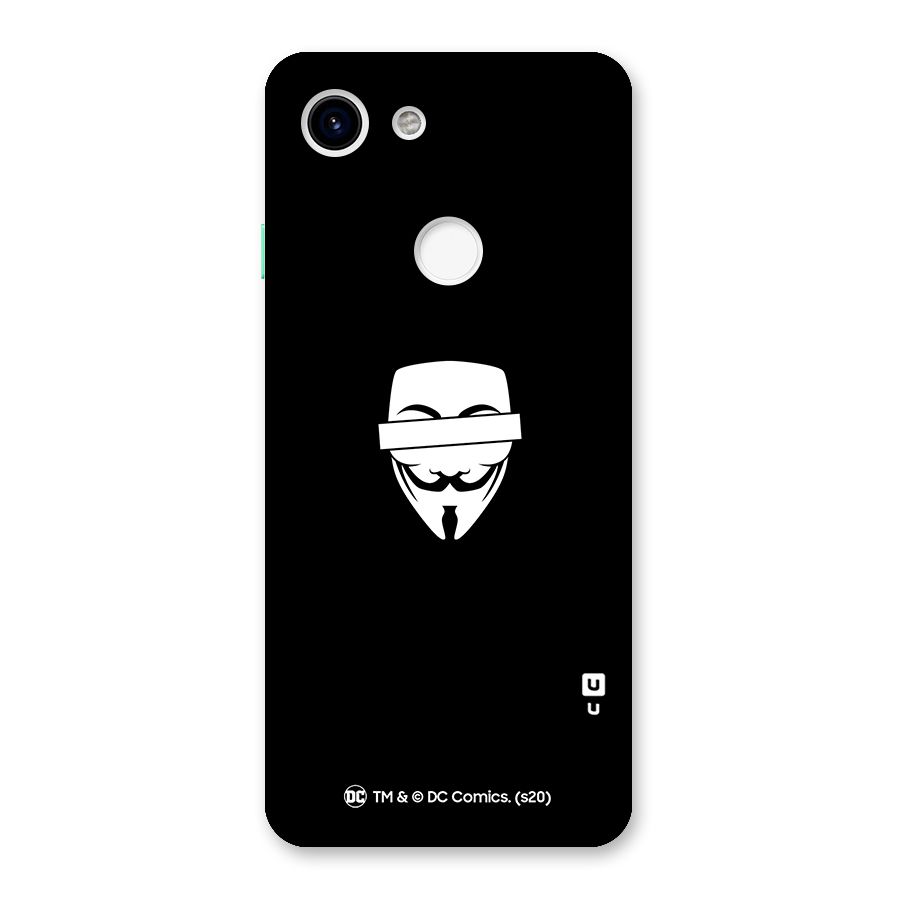 Vendetta Minimal Mask Back Case for Google Pixel 3